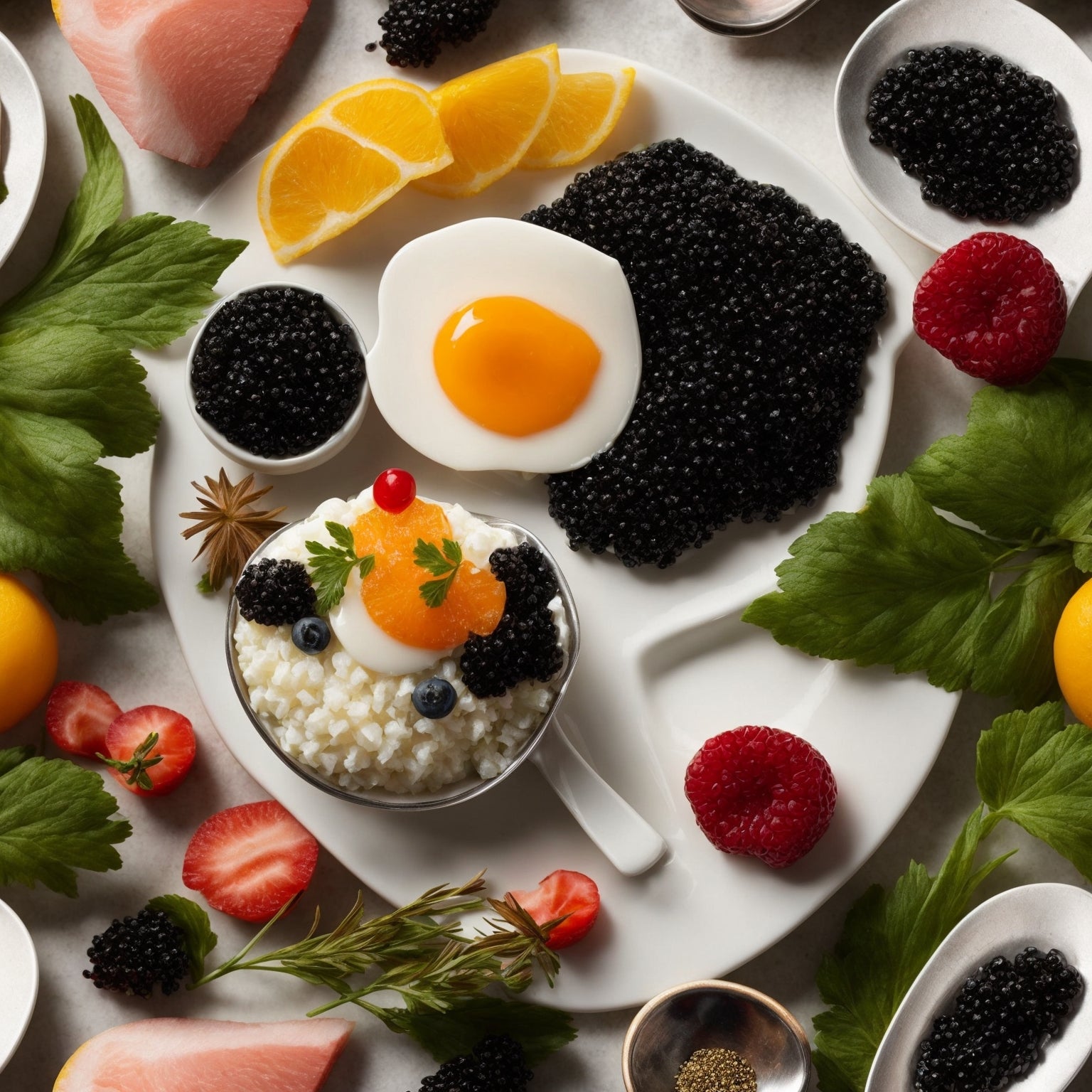 Indulgence in a Spoon: Ossetra Sturgeon Caviar Culinary Creations