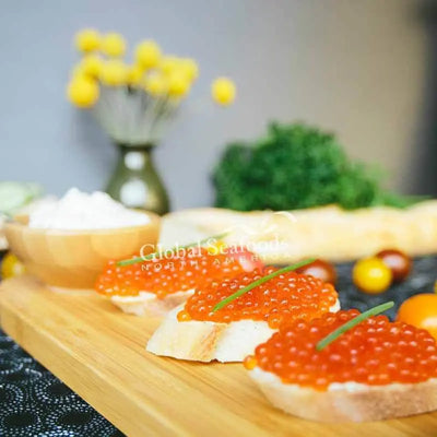 Икра горбуши – нежная, нежная, выловленная в дикой природе икра лосося | Global Seafoods