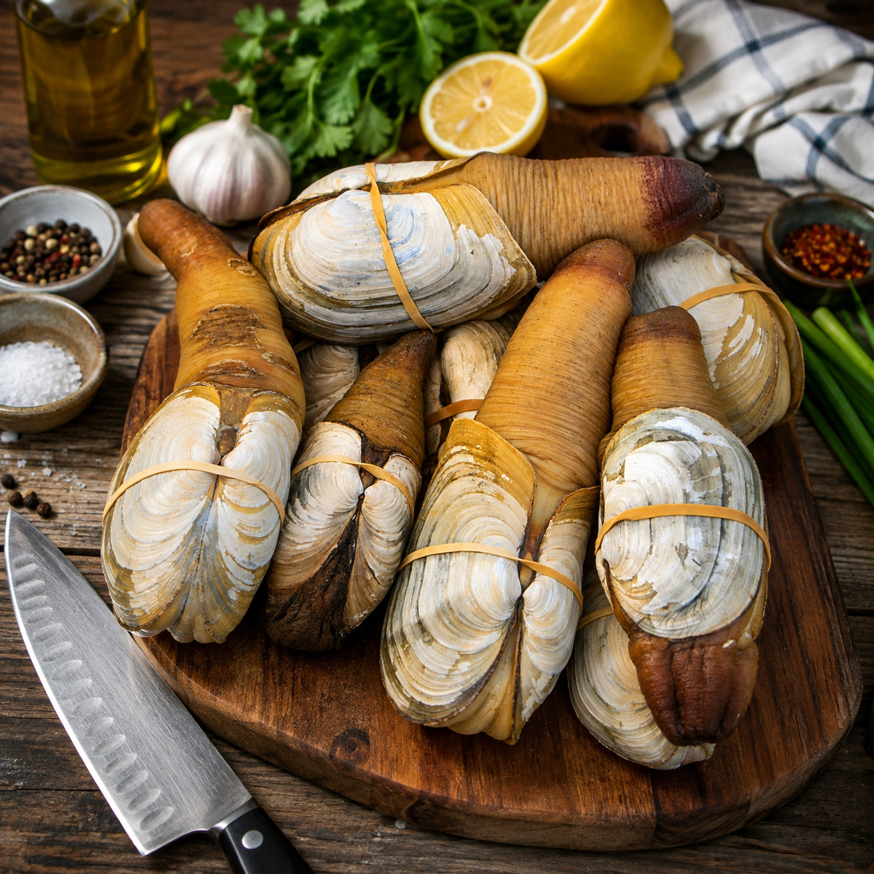 How to Get the Most Flavor Out of Geoduck: A Guide to Every Part of the Clam
