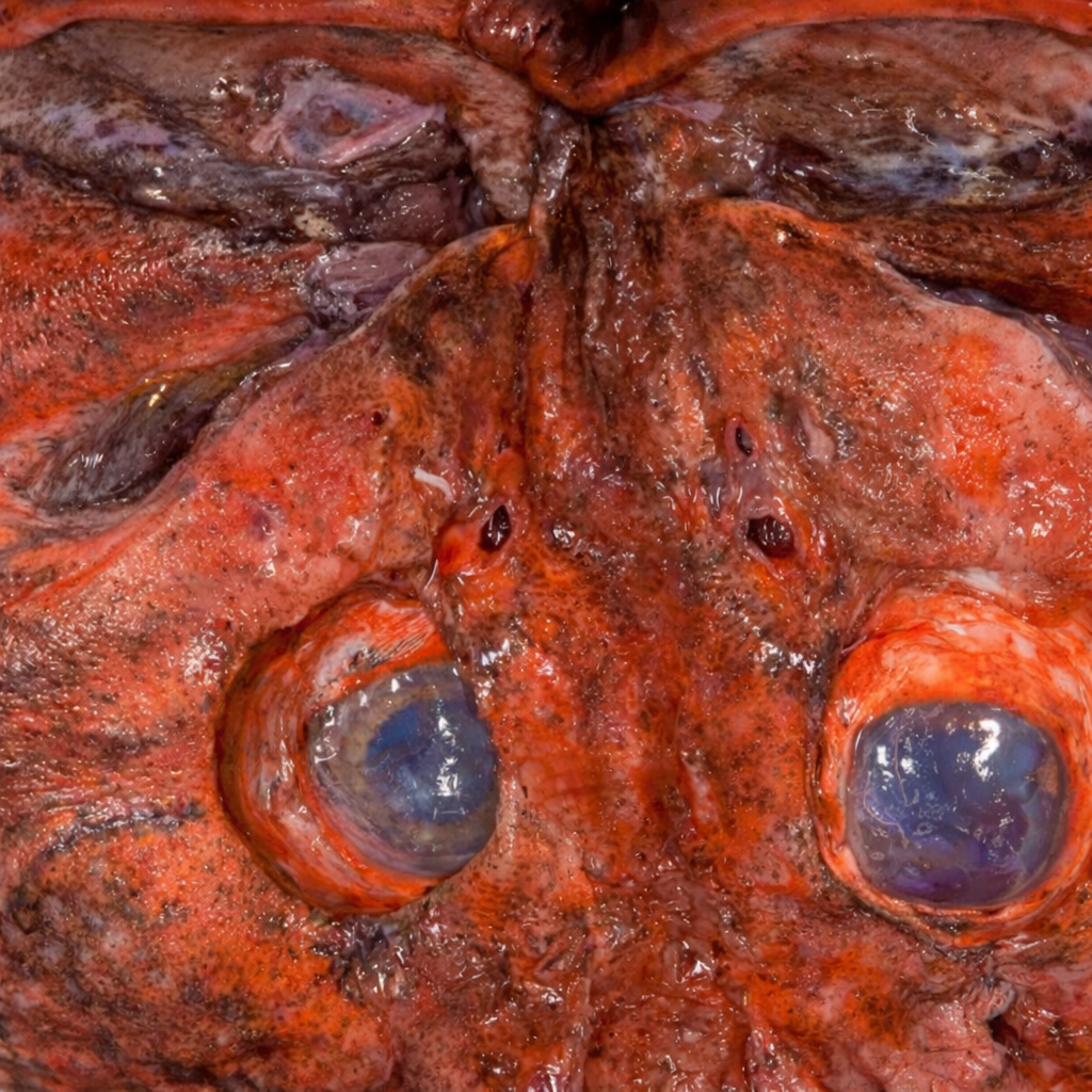 Whole giant red rockfish before filleting – wild-caught Pacific Coast species