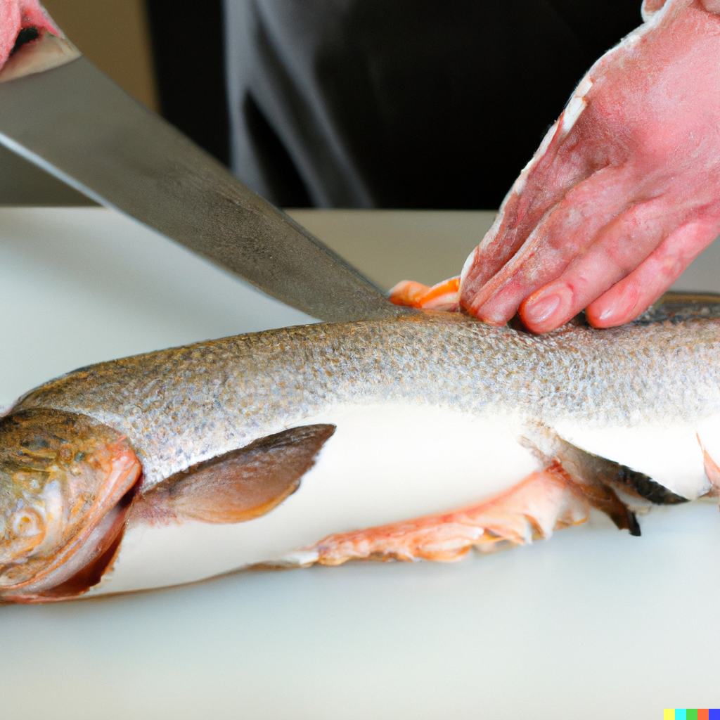 Step-by-step guide to filleting a Silver Salmon