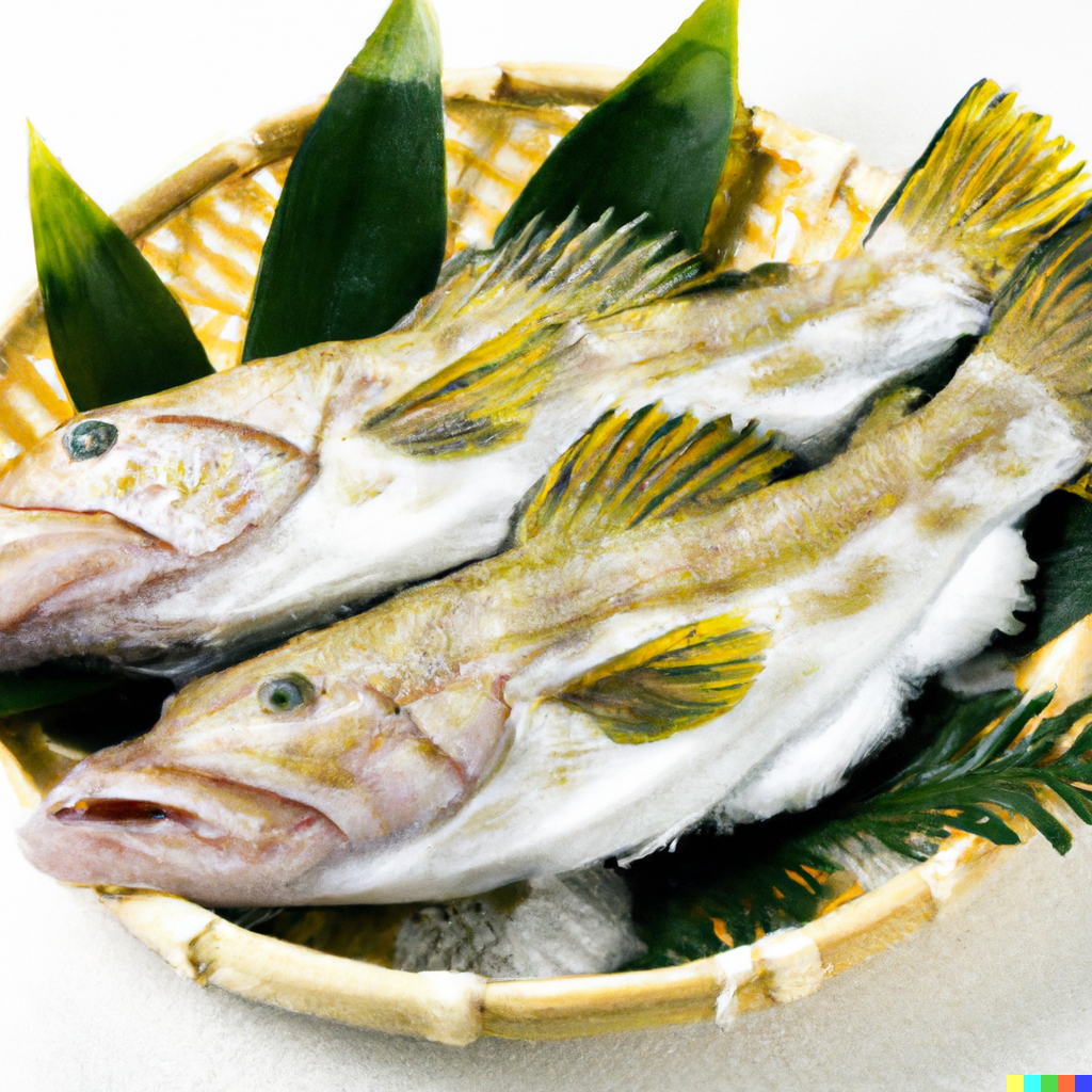 Side-by-side comparison of pollock and cod fillets on a cutting board
