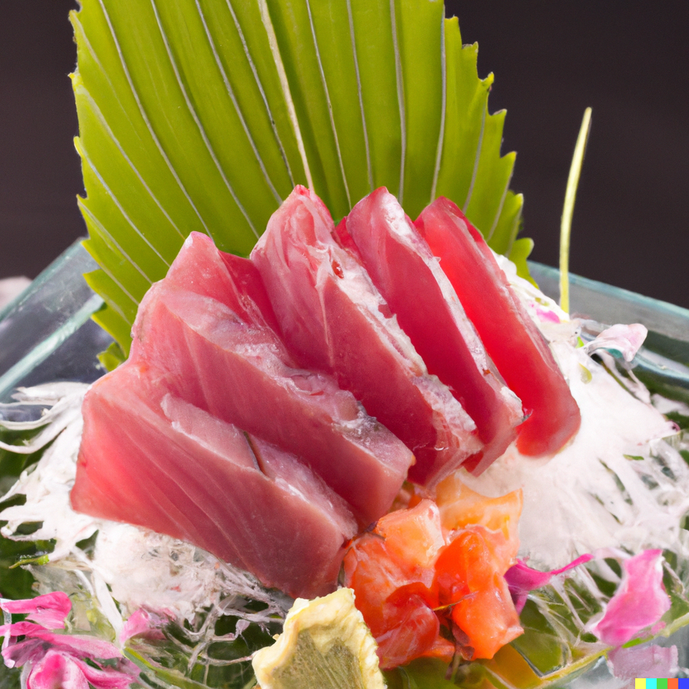 Spicy Tuna Sashimi: Fresh, piquant, and harmonious flavors.