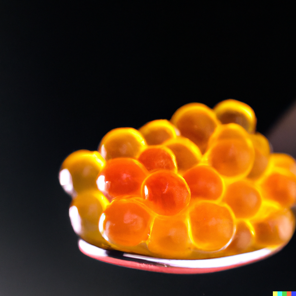 Discover the Exquisite Delight of Golden Salmon Roe - A Culinary Treasure