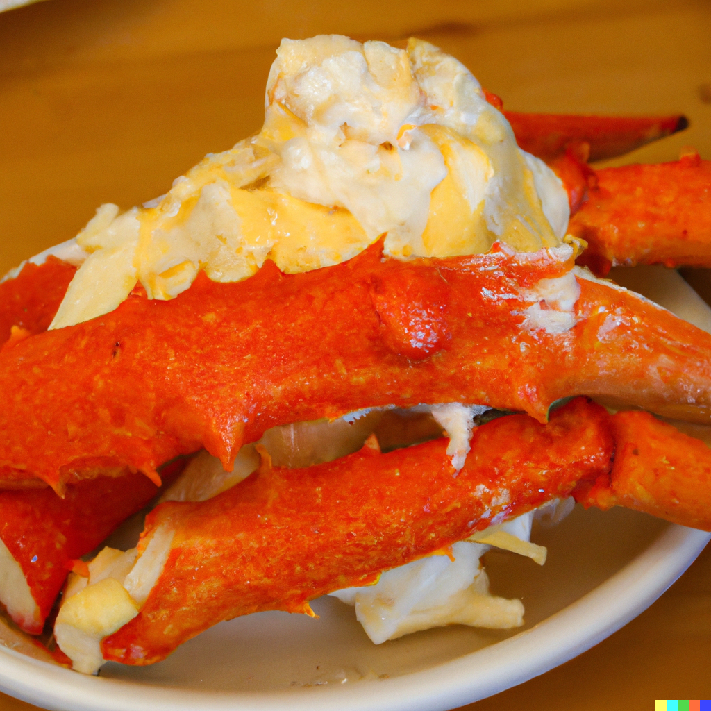 Cajun seafood boil spread with snow crab legs, shrimp, corn, and potatoes in a spiced butter sauce at The Twisted Crab restaurant