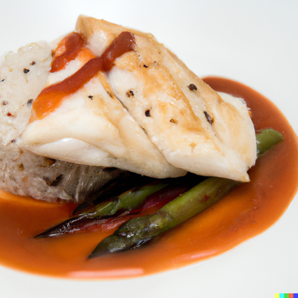 Side-by-side comparison of Pollock and Tilapia fillets on a cutting board — showing the white, flaky texture of both fish for a nutritional and culinary comparison