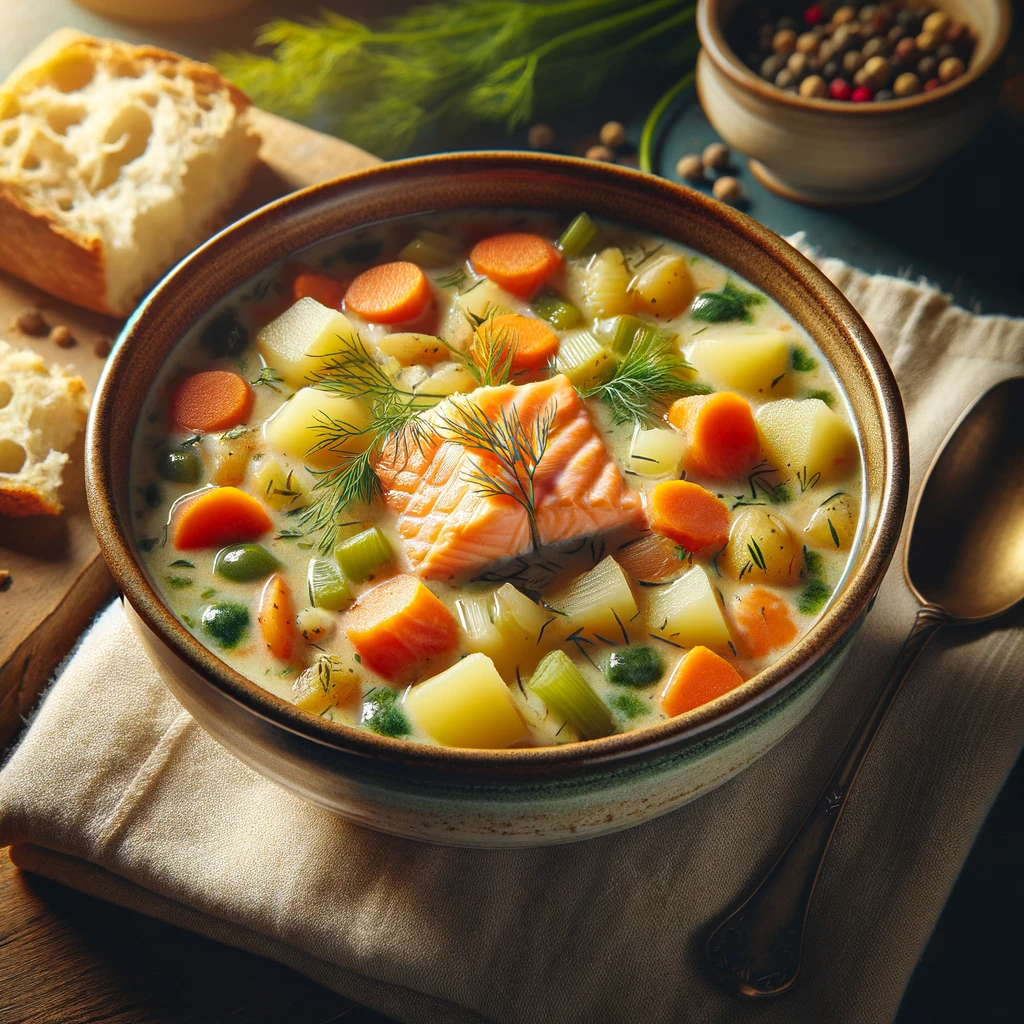 Полезный и легкий овощной суп в мультиварке