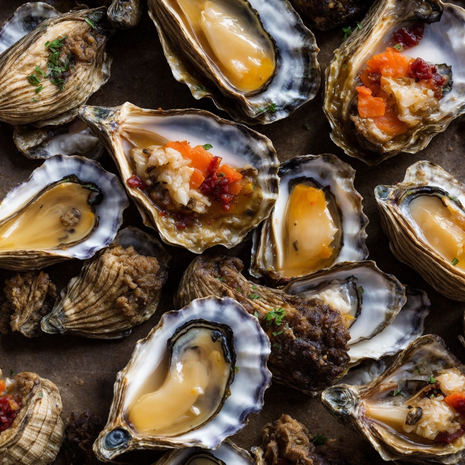 Cliff Point Petite Oysters on the half shell on crushed ice – Pacific Northwest farmed oysters with a distinctive briny sweetness, mineral notes, and creamy smooth texture, perfect for raw bar service, grilling, or baking
