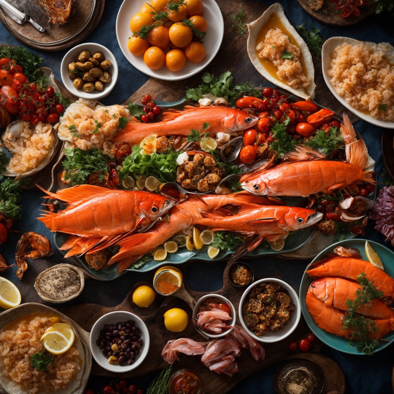 Culinary Extravaganza: Global Seafoods' Gourmet Seafood Platter