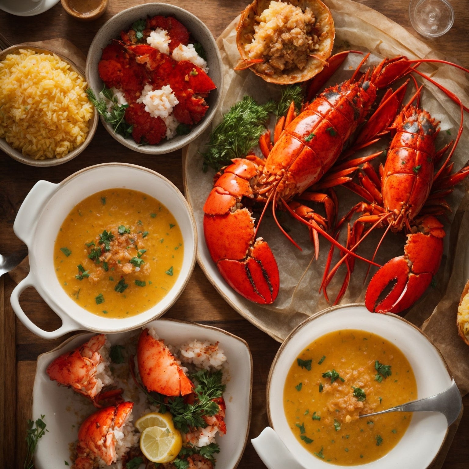 Culinary Majesty: Dive into Globalseafoods.com's Lobster Tail Feast
