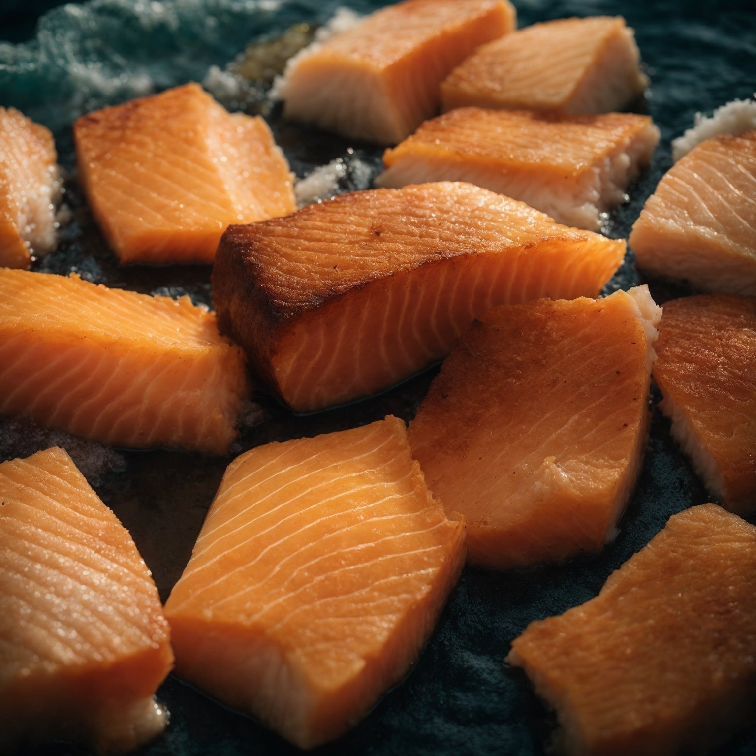 Chilean Sea Bass on ice, showcasing its fresh, flaky texture, ready for sustainable culinary preparation