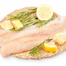 Alaska pollock fillets illustrating the history of commercial pollock processing