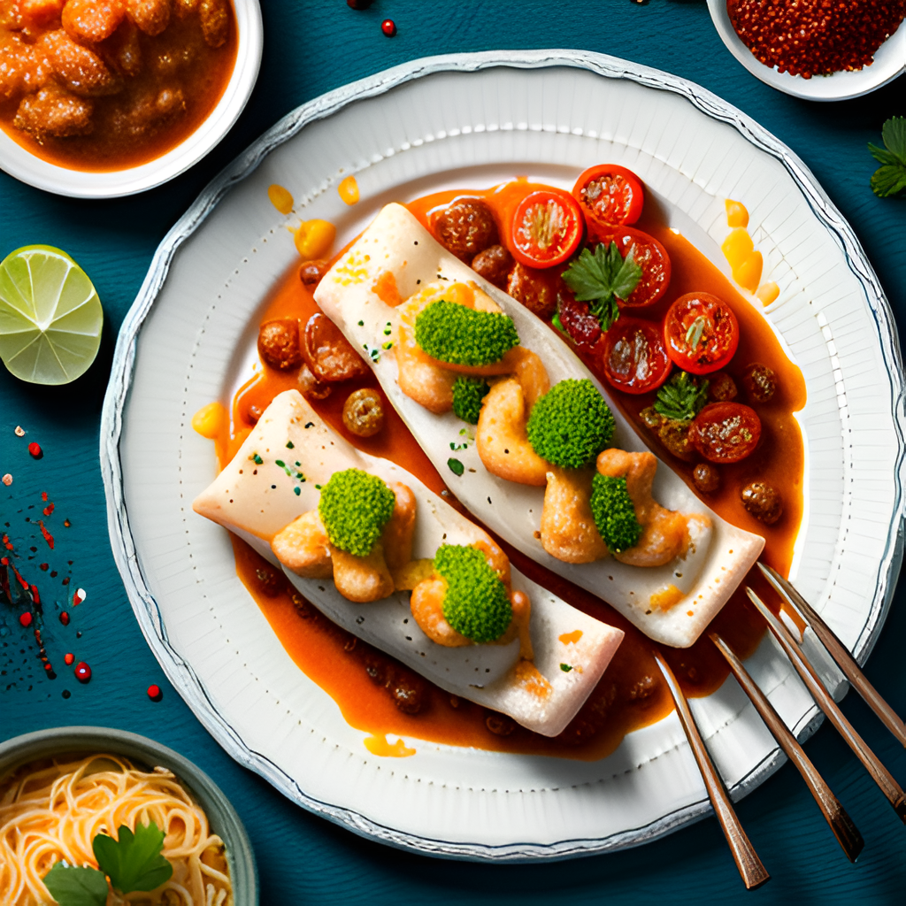 Three Alaskan Pollock dishes – baked fillets with lemon and herbs, grilled fish tacos with cabbage slaw and avocado, and creamy Pacific Northwest chowder