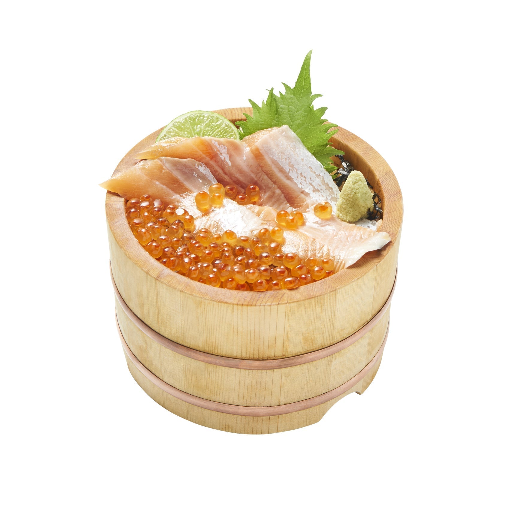 Bowl of vibrant ikura (salmon roe) served as a nutritious breakfast option, showcasing its rich orange color and glistening texture