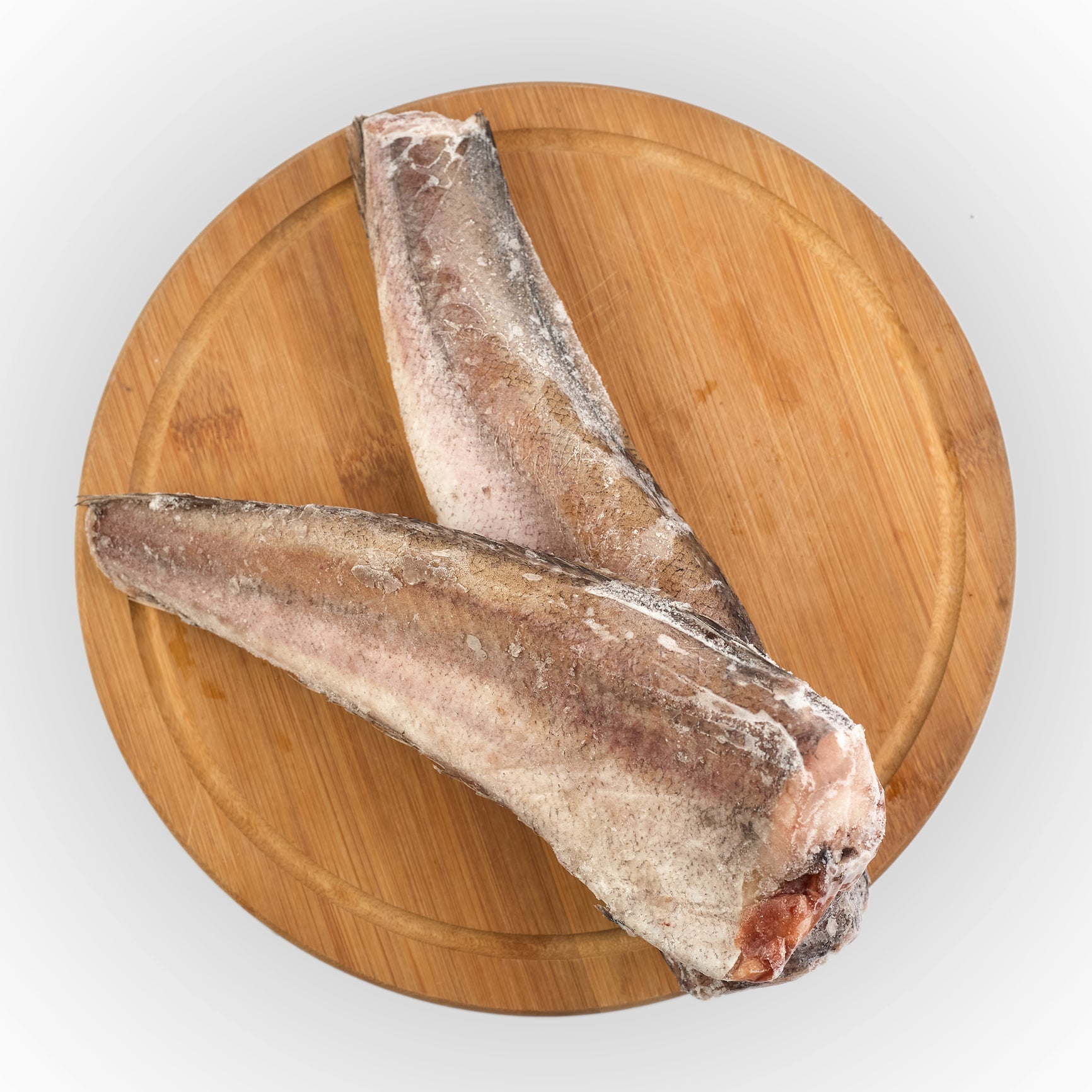 Pacific Whiting (Pacific hake) shown for a buying guide covering frozen HGT quality, storage, and preparation