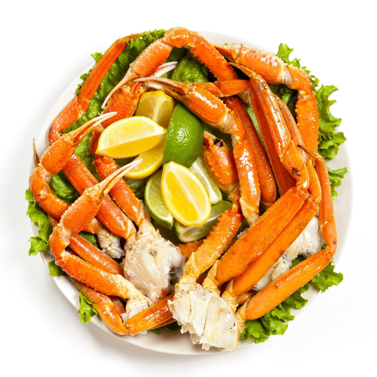 Dungeness, King, and Snow Crab varieties displayed for recipe selection
