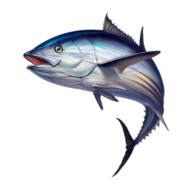 Fresh ahi tuna steak alongside a chicken breast — a direct nutritional comparison showing why tuna delivers more omega-3s, selenium, vitamin D, and B12 than chicken at the same calorie count