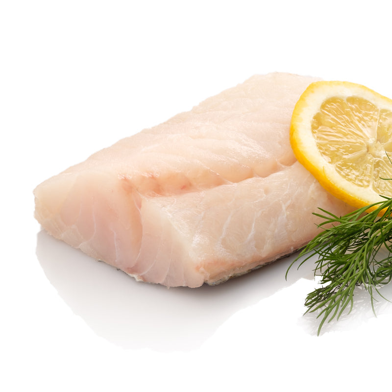 Fresh lingcod fillet from the Pacific Northwest