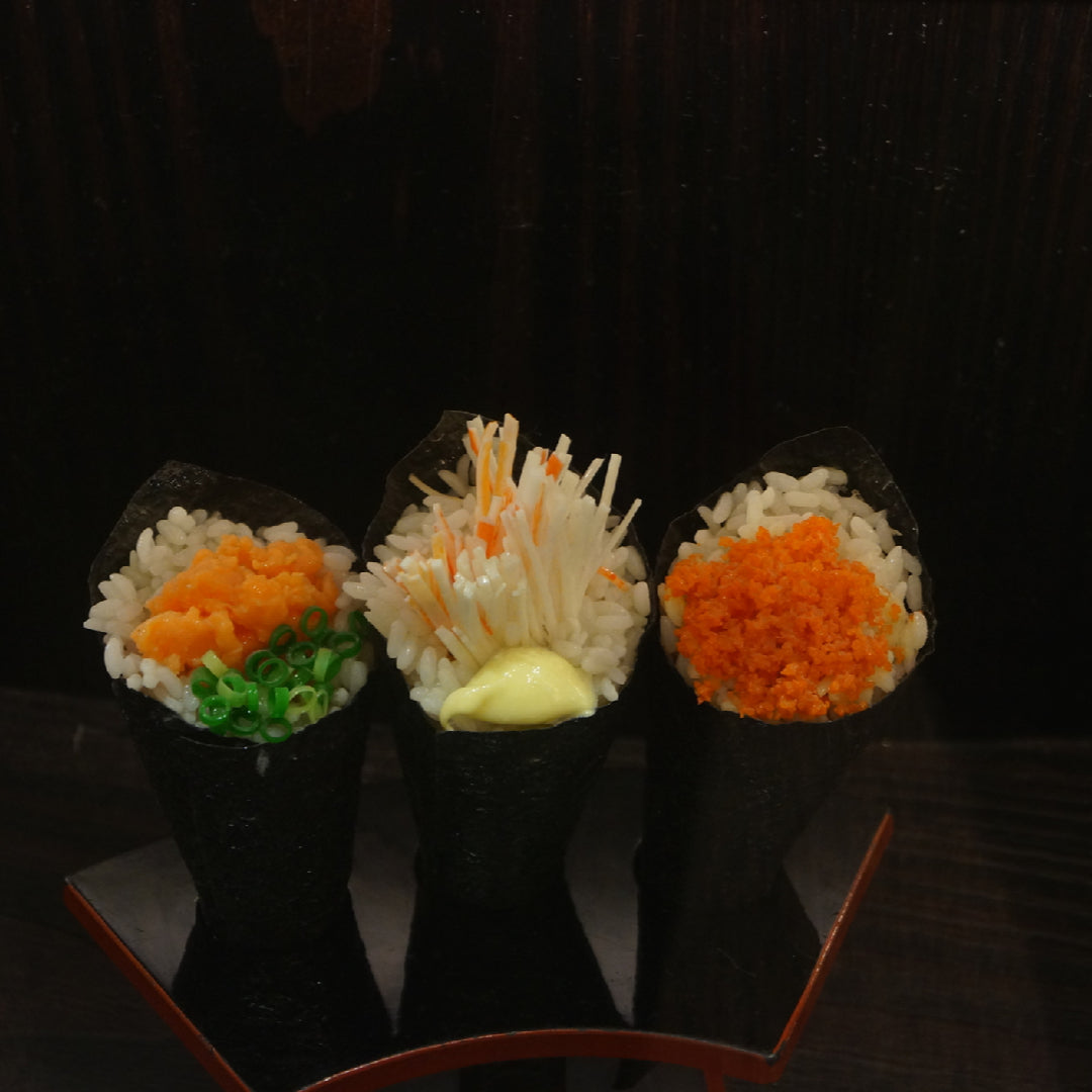 Elegant sushi and sashimi platter at a top Japanese restaurant in Las Vegas with wasabi and soy sauce