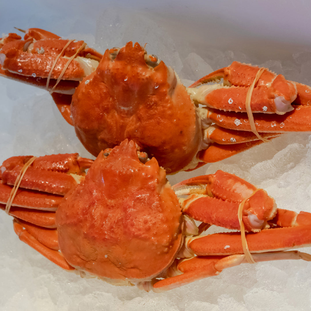 Frozen snow crab legs thawing in cold water — step-by-step guide
