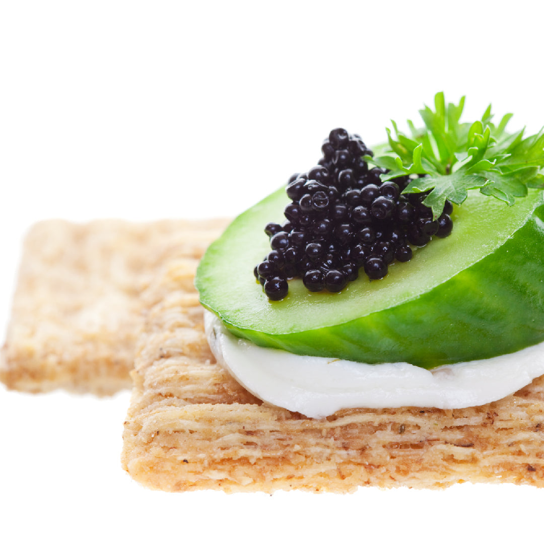 Sustainable Ossetra caviar farm with sturgeon in clean water tanks and eco-friendly aquaculture equipment