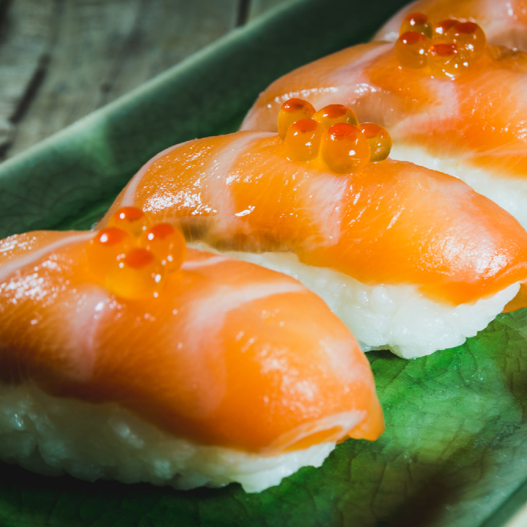Elegant sushi platter with nigiri and sashimi at a top-rated sushi restaurant