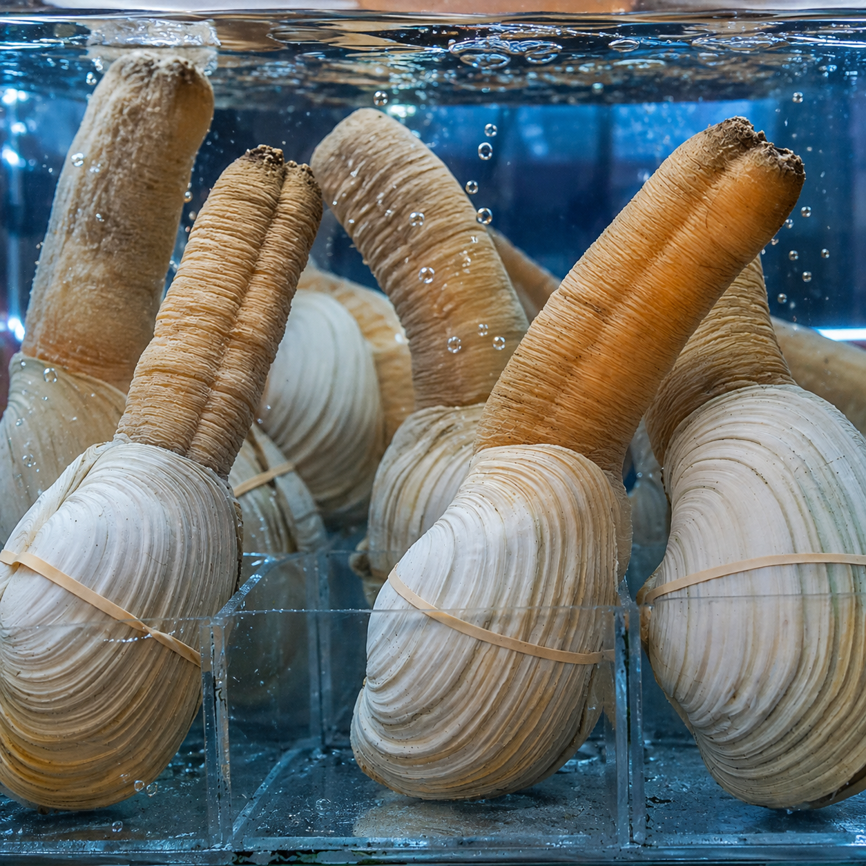Live Geoduck Clam - Premium Quality from Global Seafoods