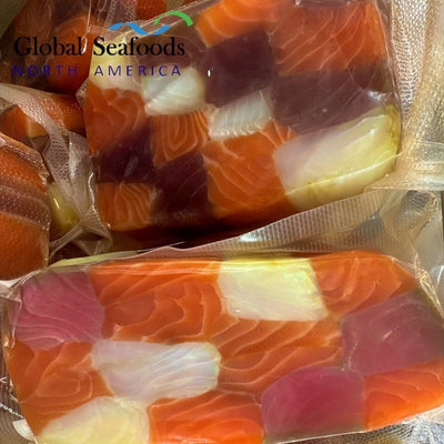 Buy Cold Smoked Seafood Trio Online | Smoked Halibut, King Salmon, & Yellowfin Tuna