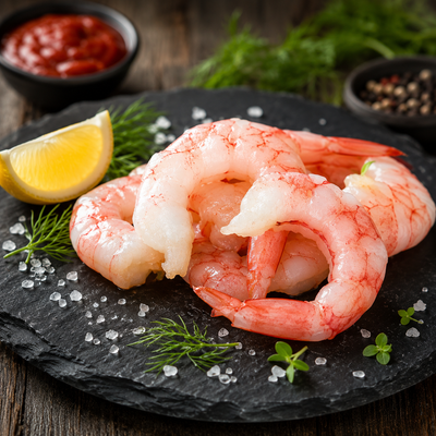 Frozen Pacific Pink Shrimp Meat – 5 lb | Wild-Caught Salad Shrimp