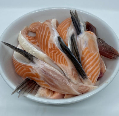 Premium King Salmon Belly Strips - Gourmet Wild-Caught Delight
