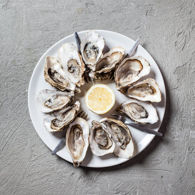 Tidepoint Oysters - 50 PCS Live Petite Oysters from Global Seafoods