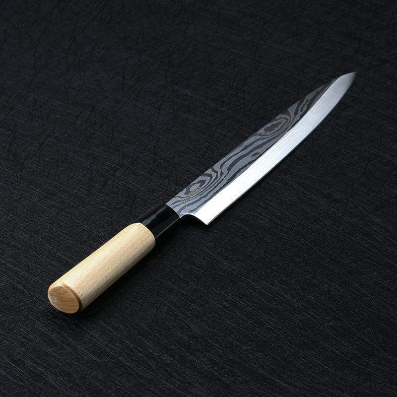 Butchery Damascus - Cuchillo japonés Sashimi – Cuchillo de cocina  profesional de 10 pulgadas, cuchillos Sashimi japoneses de acero inoxidable  con
