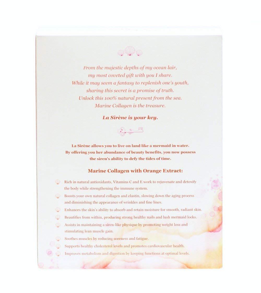 Beauty Collagen Marine package, back panel