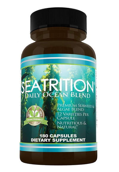 Daily Health Seatrition 550 mg 12 plantas de algas puras 180 cápsulas vegetales