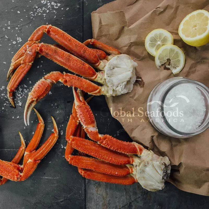 Snow crab cluster with lemon and sea salt